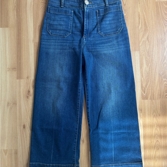 Anthropologie The Colette Maeve Wide Leg Women's Jeans - Blue